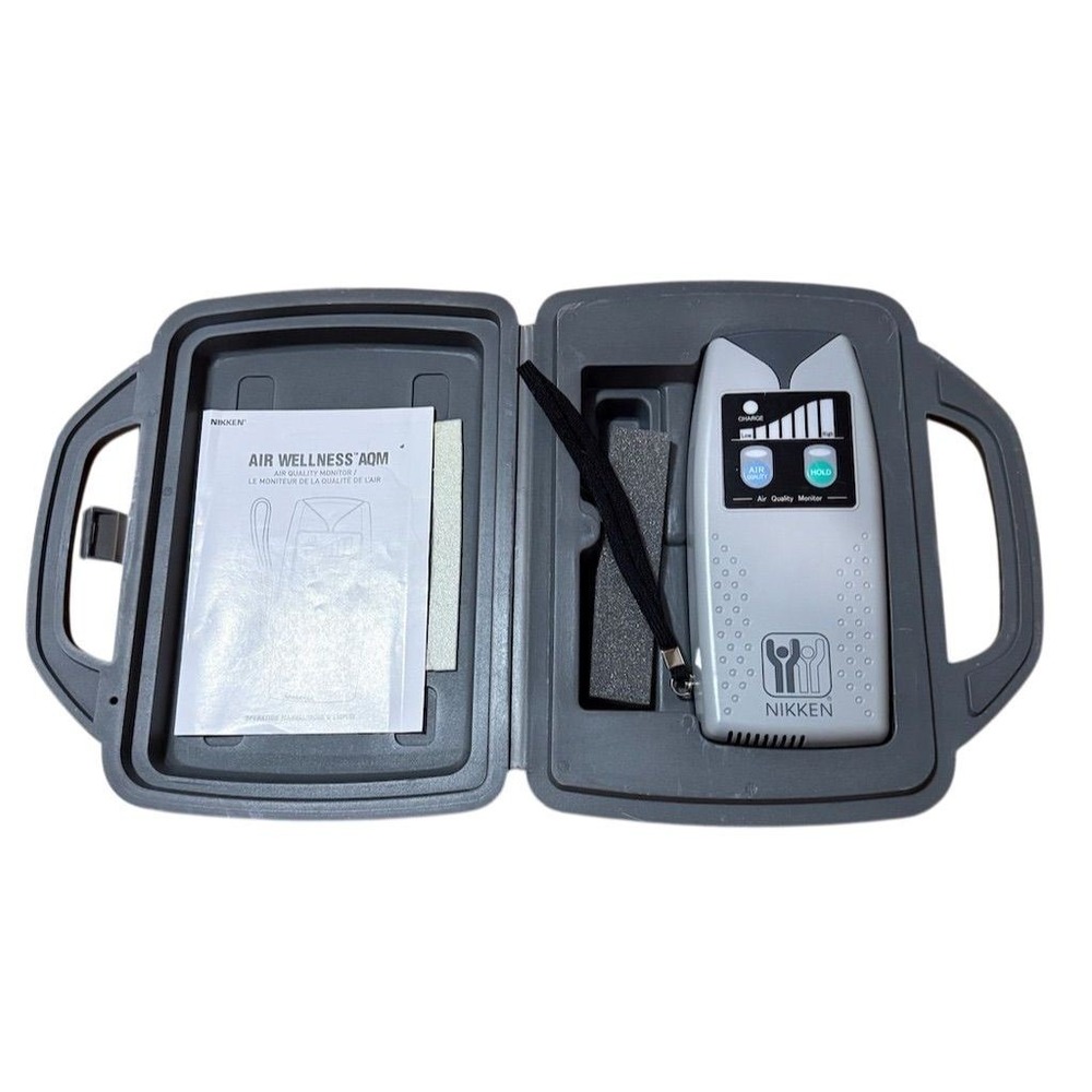Nikken‎ Air Quality Monitor Portable Home Office Clear Indicators tested